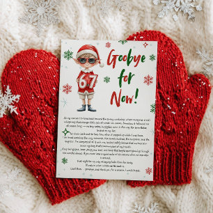 Elf Farewell Goodbye Letter Christmas 6 7 trend Invitation