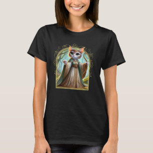 Elf Feline Fantasy Adventure T-Shirt