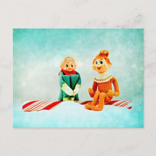 Elf First Date Postcard (Front)