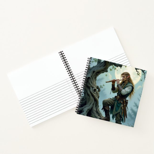 Elf Flute  Notebook (Inside)
