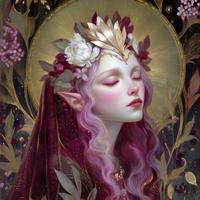 Elf Goddess Queen Fantasy Art Poster (Creator Uploaded)