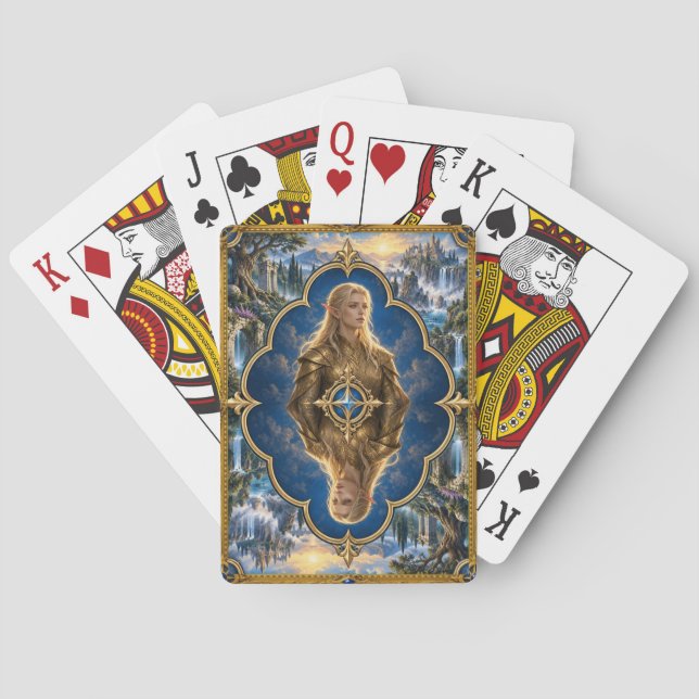 Elf, Gothic Fantasy Monster Playing Cards (Back)