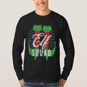 Elf Heels Squad Christmas Holiday T-Shirt