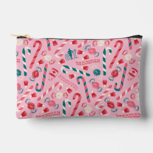 Elf Holiday Candy Pattern Accessory Pouch