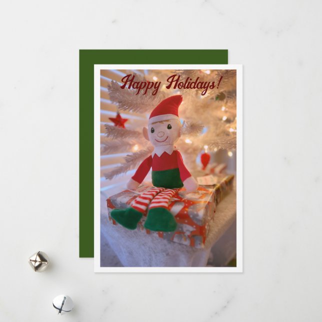 Elf holiday card (Front/Back In Situ)