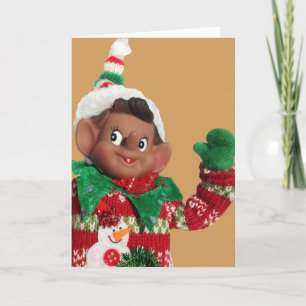 Elf Holiday Card