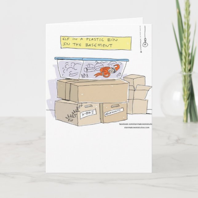 elf holiday card (Front)