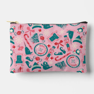 Elf Holiday Framed Icon Pattern Accessory Pouch