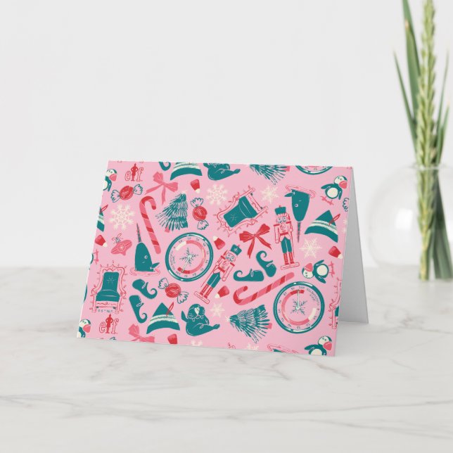 Elf Holiday Framed Icon Pattern Card (Front)