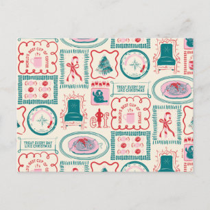 Elf Holiday Icon Pattern