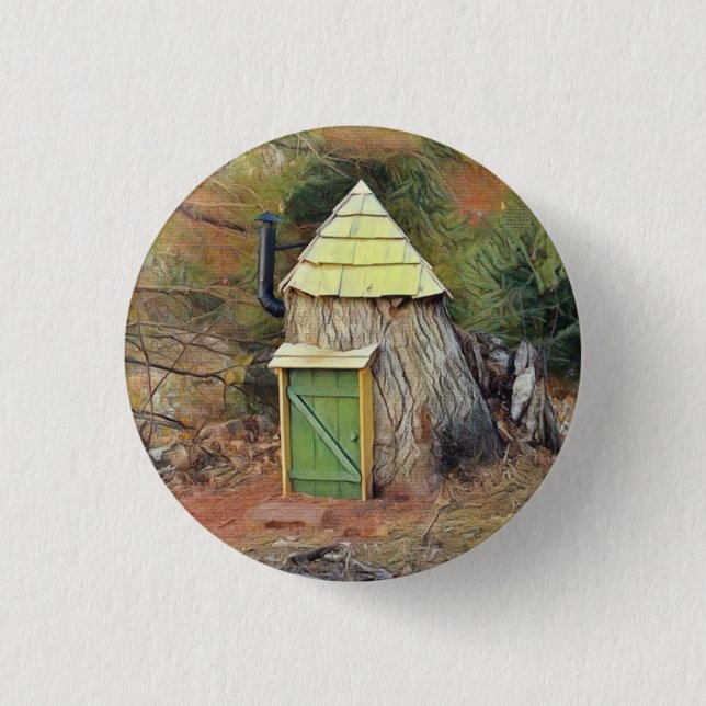 Elf House 3 Cm Round Badge (Front)