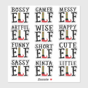 Elf Humour Red and Green Characteristics Favour