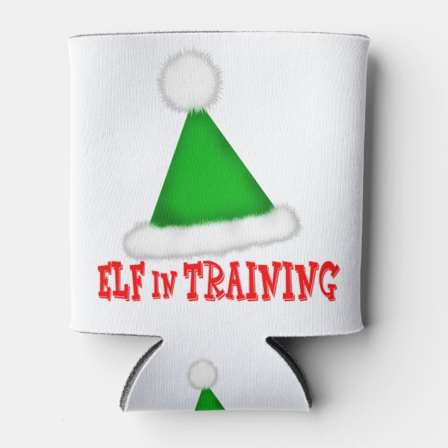 elf in training can cooler (Front)