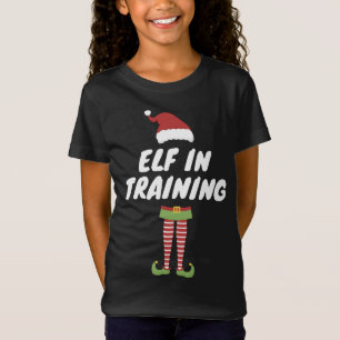 Elf In Training, Christmas Elves Family T-Shirt