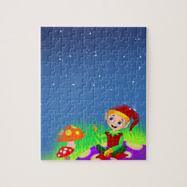 Elf Jigsaw Puzzle (Vertical)