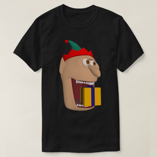 Elf Johnny Head T-shirt (Design Front)