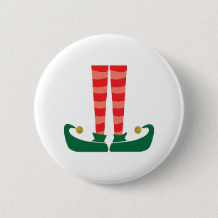 Elf Legs 6 Cm Round Badge