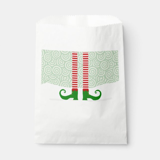 Elf Legs Christmas Treat Bag (Front)