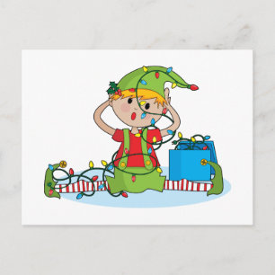 Elf Lights Postcard