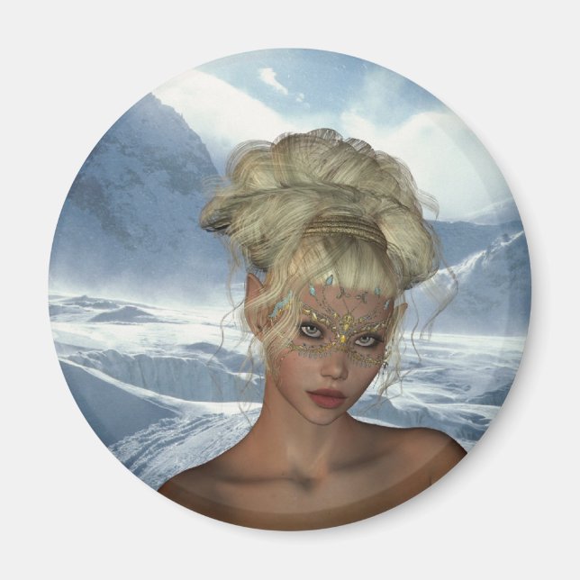 Elf Maiden Magnet (Front)