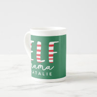 Elf mama festive red, green and white Christmas