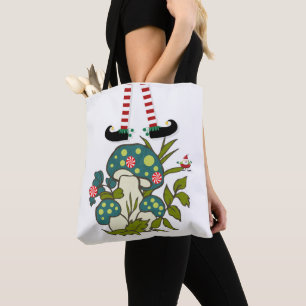 Elf Merry Christmas Women's Tote Bags