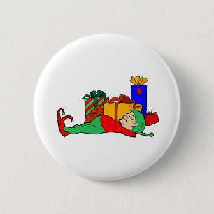 Elf Naps 6 Cm Round Badge