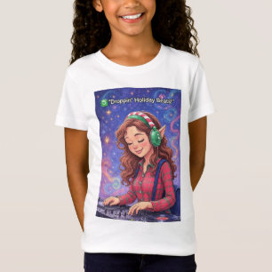 Elf on the Decks – Droppin’ Holiday Beats girls2 T-Shirt