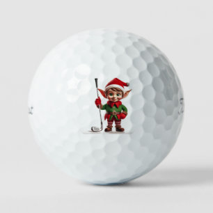 Elf on the Fairway Golf Ball