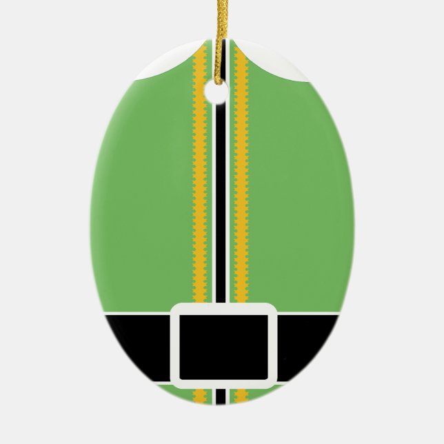 Elf Oval Ornament (Front)