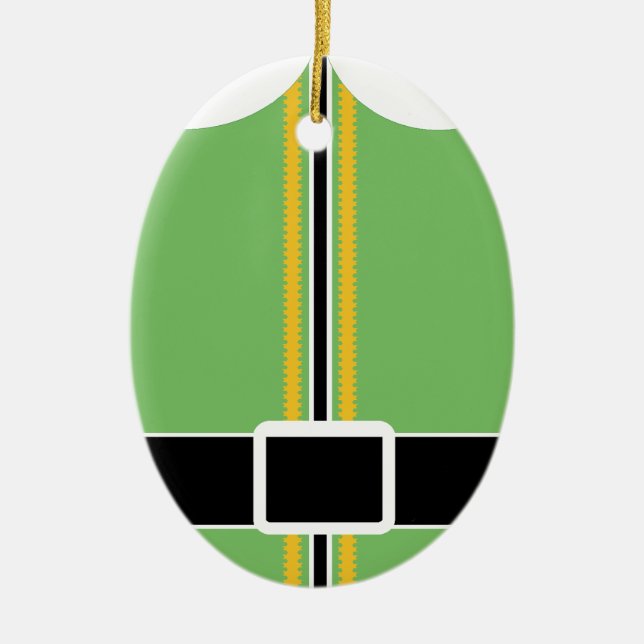 Elf Oval Ornament (Front)