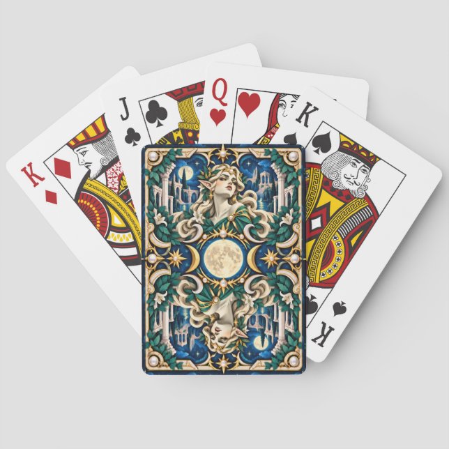 Elf, Paper Cut Monster Playing Cards (Back)