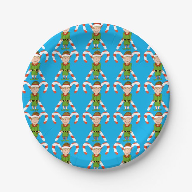 Elf Paper Plates (Front)