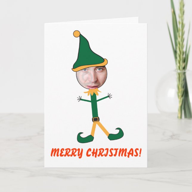 Elf Picstickles Holiday Card (Front)