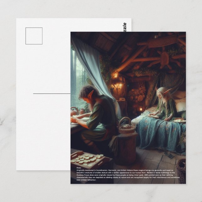 Elf  postcard (Front/Back)