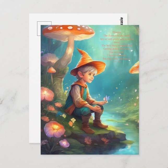 Elf  postcard (Front/Back)