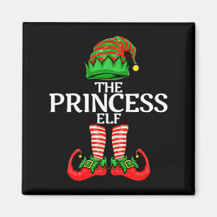 Elf Princess Christmas Family Matching Group Premi Magnet
