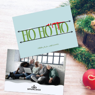 Elf Shenanigans Corporate Christmas Card