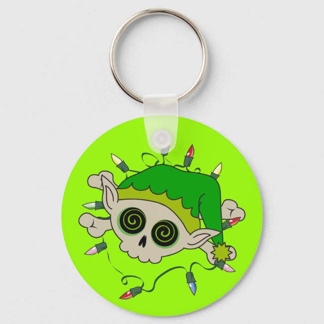 Elf Skull Key Ring (Front)
