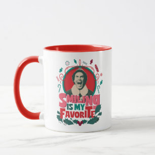 Elf - Smiling is My Favourite Mug