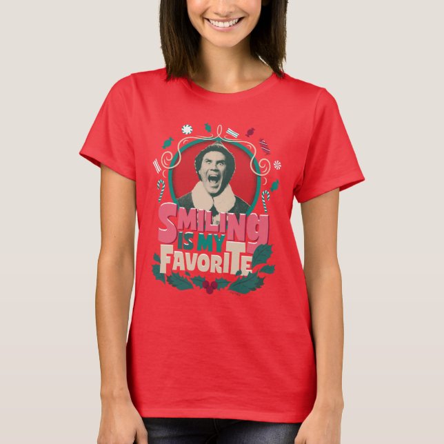 Elf - Smiling is My Favourite T-Shirt (Front)