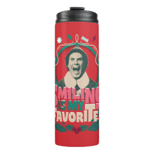 Elf - Smiling is My Favourite Thermal Tumbler