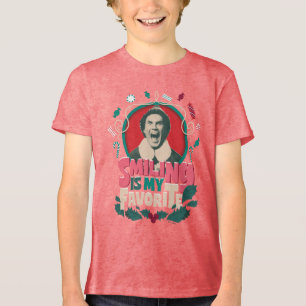 Elf - Smiling is My Favourite Tri-Blend Shirt