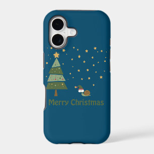 Elf Snail Christmas Scene
