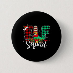 Elf Squad Christmas Family Group Matching Santa Xm 6 Cm Round Badge