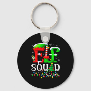 Elf Squad Christmas Family Matching Pajamas Elf Bo Key Ring