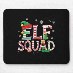 Elf Squad Christmas Family Matching Pyjamas Kids F Mouse Pad