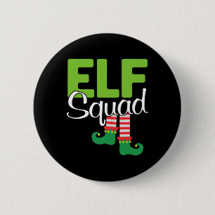 Elf Squad Christmas Gift  6 Cm Round Badge
