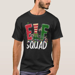 Elf Squad Christmas Matching Family Funny Toddler T-Shirt