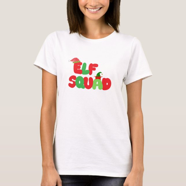 Elf Squad Christmas Shirt (Front)